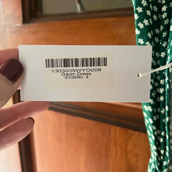 Reformation Gavin Dress - Wyoming size 8 - Picture 8 of 9